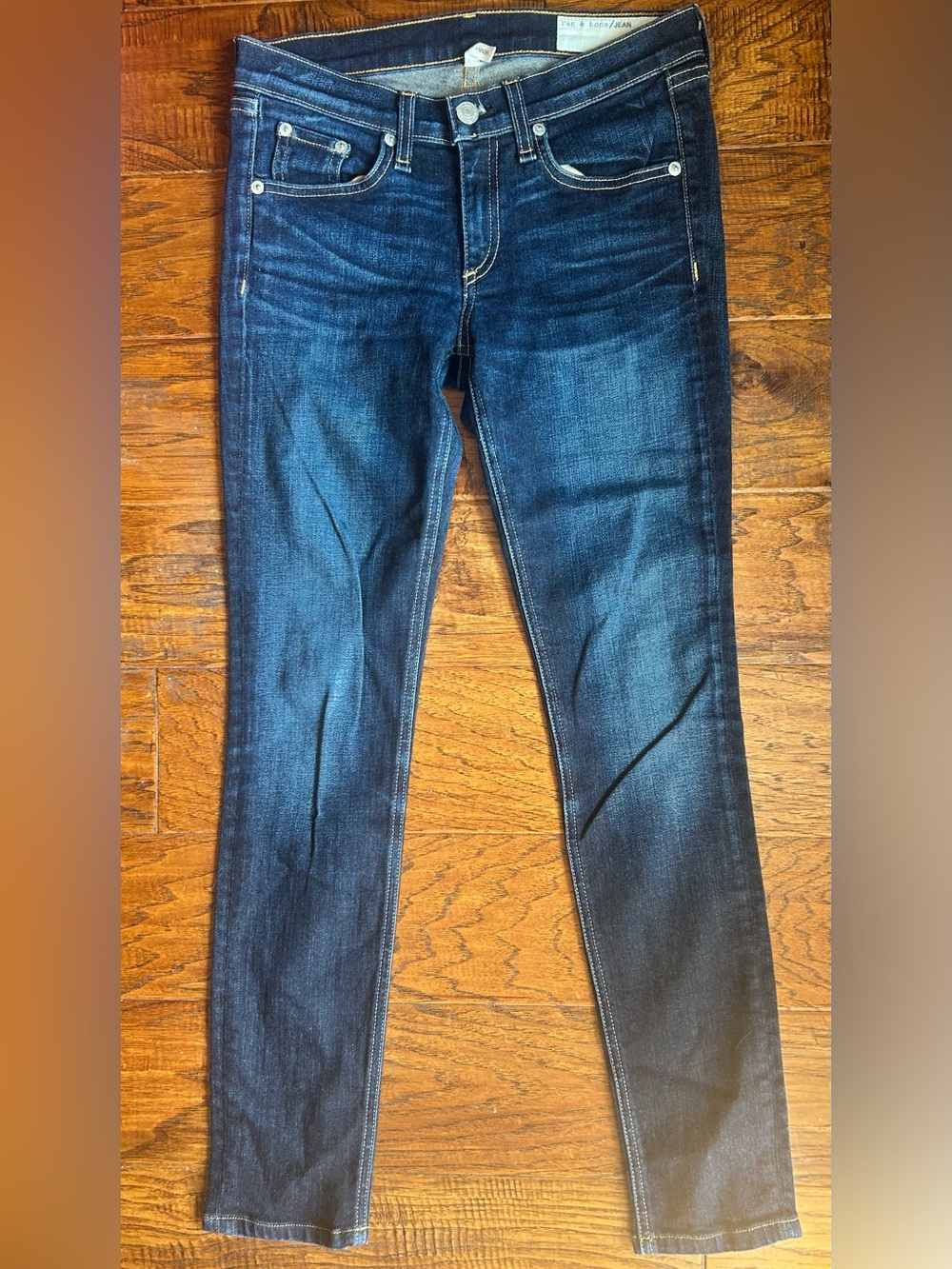 rag & bone Mid Rise Skinny Jeans